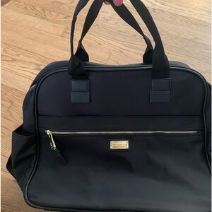 Madden girl weekender travel tote in black